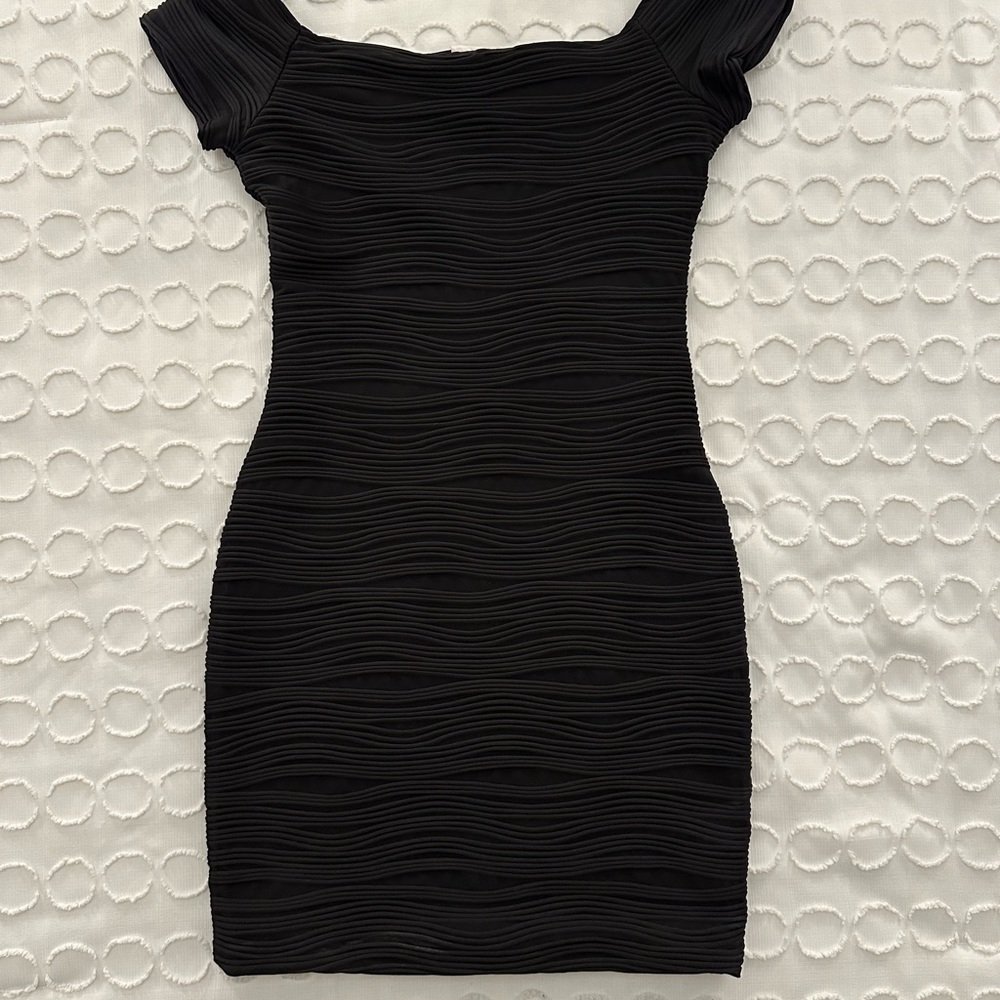 Women’s Black Ribbed Dress Small